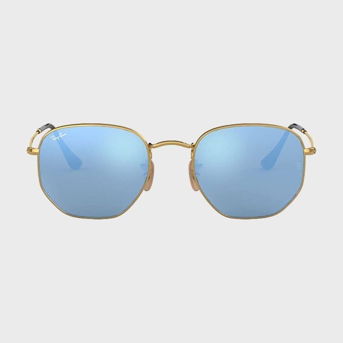 Ray Ban Hexagonal Flat Lens Sunglasses Ecomm Via Amazon.com 