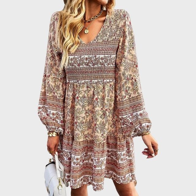 Ruffle Sleeve Dress Ecomm Via Amazon.com 