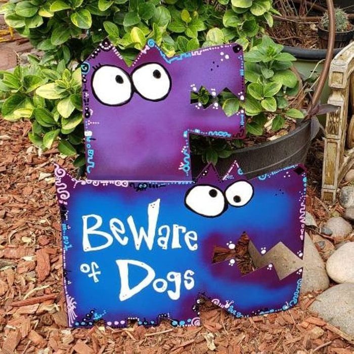Rynski Double Dog Sign Ecomm Via Etsy.com  E1641849848333