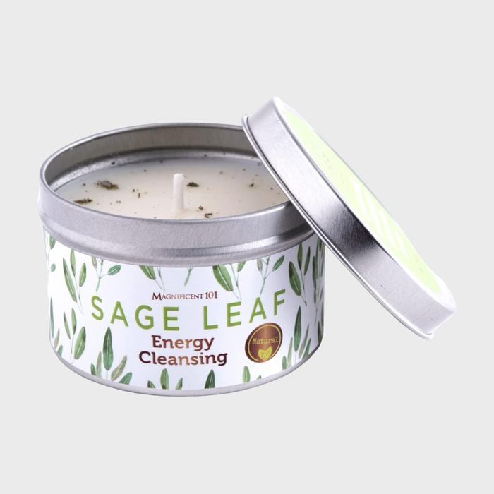 Sage Leaf Energy Cleansing Candle Ecomm Via Amazon.com 