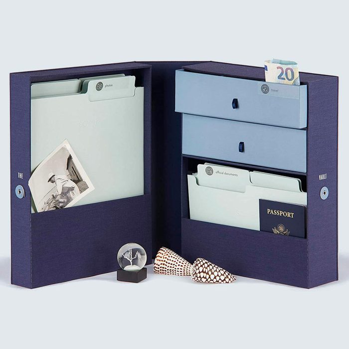 Savor All In One Fabric Mobile Desk Organizer Via Amazon