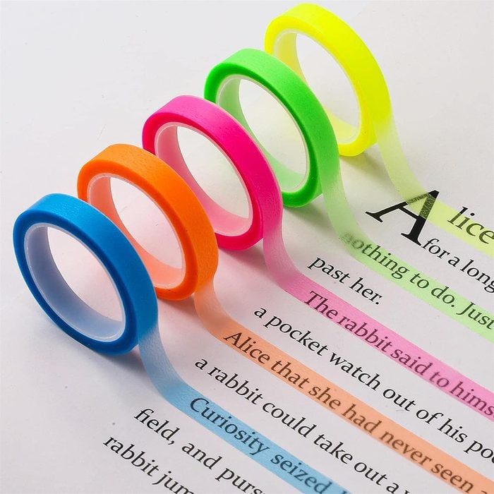 Transparent Highlighter Tape Ecomm Via Amazon.com 