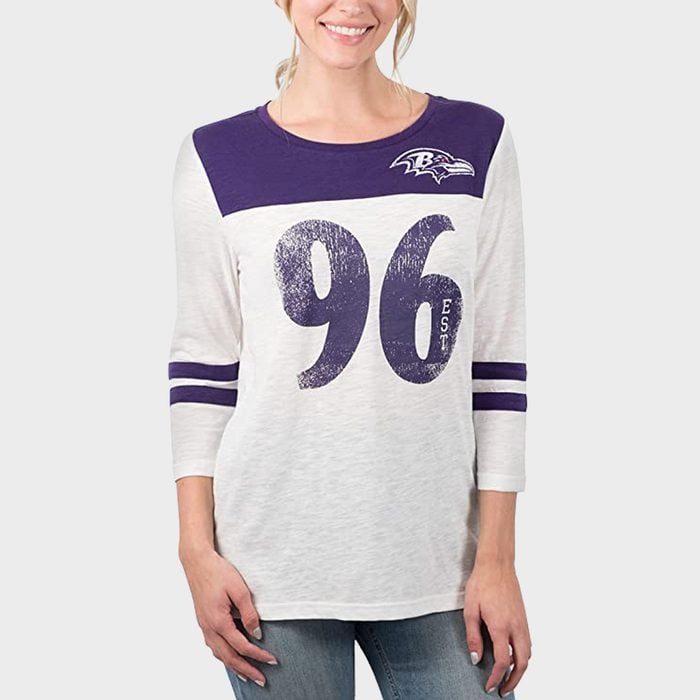 Ultra Game Nfl Womens Raglan 3 4 Long Sleeve Vintage Baseball T Shirt Ecomm Amazon.com 