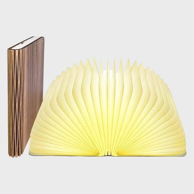 Wooden Book Lamp Ecomm Via Amazon.com 