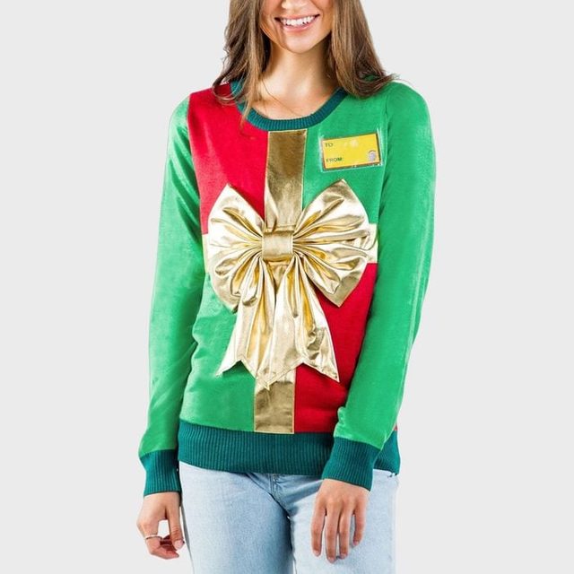Wrapped Present Sweater Ecomm Via Tipsyelves.com 