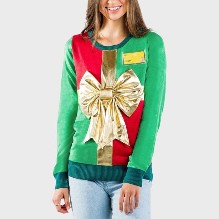Wrapped Present Sweater Ecomm Via Tipsyelves.com 