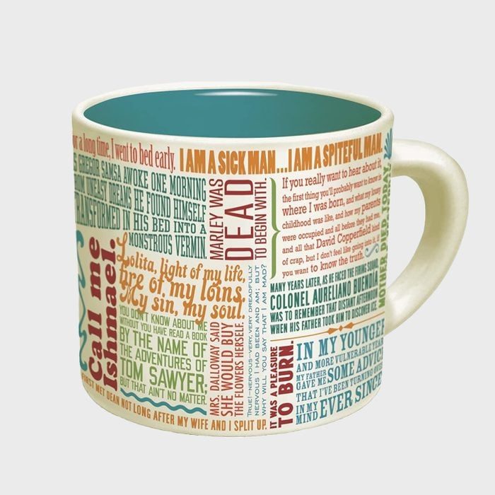 First Lines Literature Coffee Mug Ecomm Via Amazon