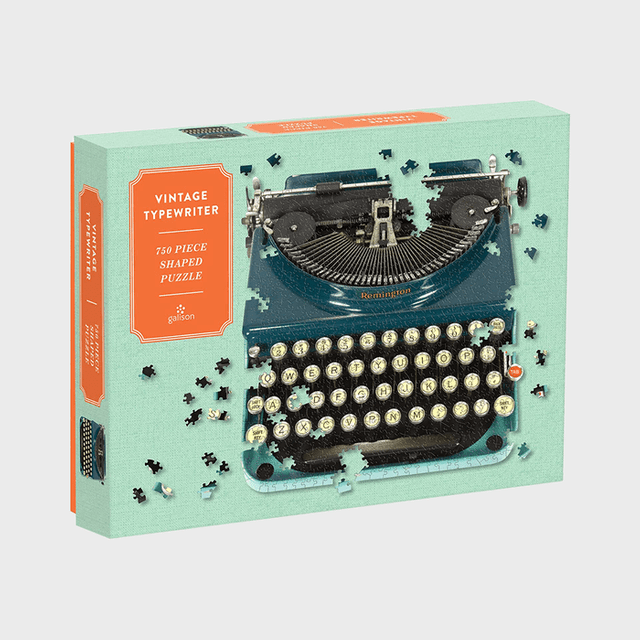 Galison Vintage Typewriter Jigsaw Puzzle Ecomm Via Amazon.com 