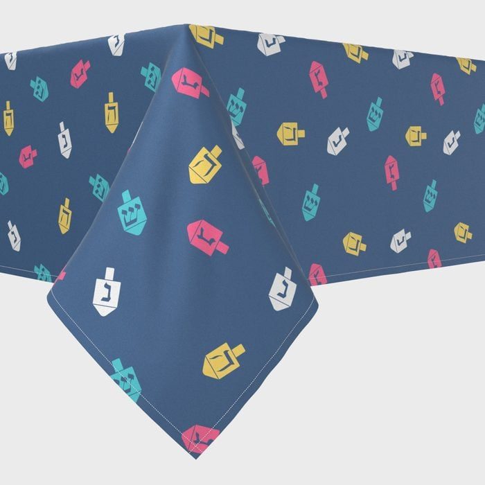 Geometric Hanukkah Tablecloth Ecomm Via Wayfair