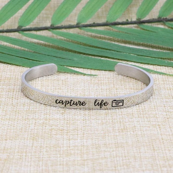 Inspirational Mantra Cuff Ecomm Via Amazon.com 
