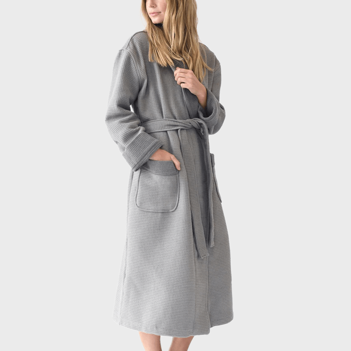 Waffle Bath Robe Ecomm Via Cozyearth.com 