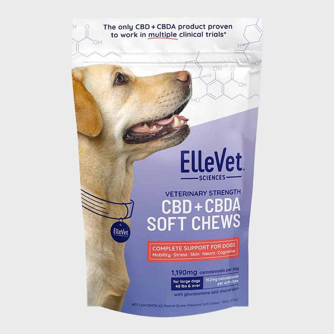 Ellevet Soft Chews on grey background