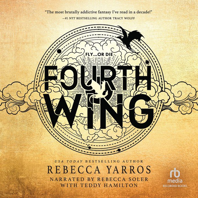 Fourth Wing Audiobook Cover