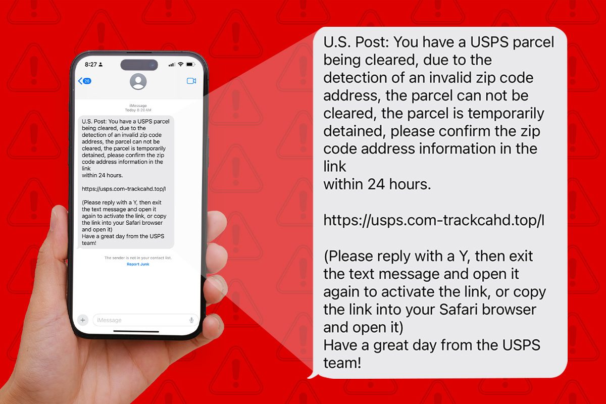 If You Get a USPS Scam Text, You Need to Do This Immediately