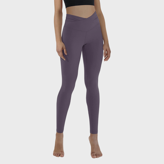 Ododos Womens Cross Waist Legging Via Amazon.com Ecomm