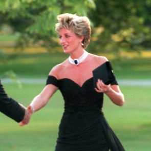 Diana, Princess of Wales, Wears Her Iconic Black Revenge Dress at the Vanity Fair Party at London's Serpentine Gallery on November 20, 1994