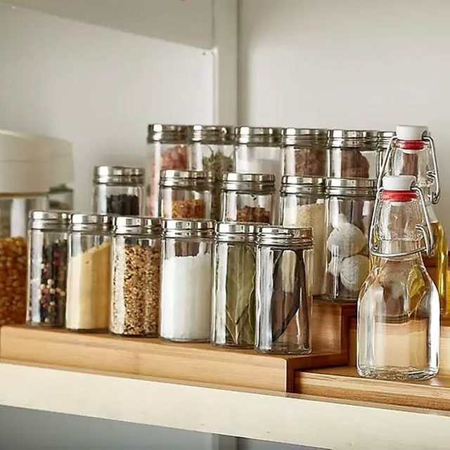 3 Tier Bamboo Expanding Spice Shelf Ecomm Via Containerstore.com 