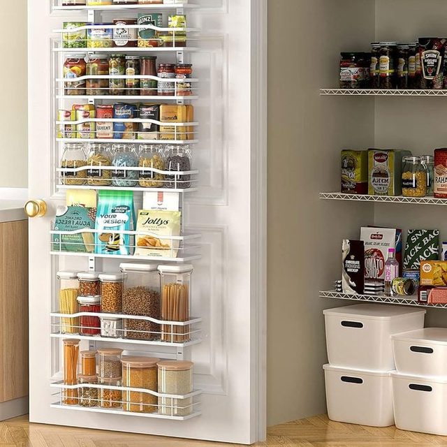 Moforoco White 9 Tier Over The Door Pantry Organizer Ecomm Via Amazon.com 