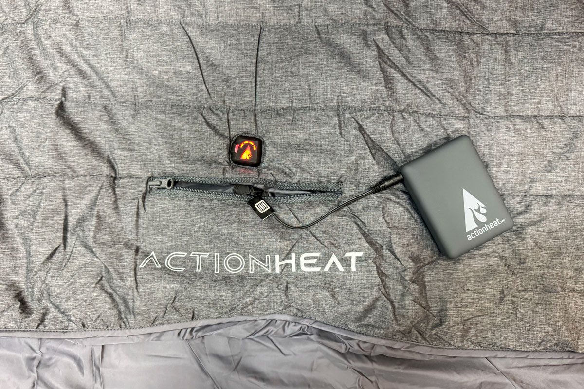 Actionheat 7v Battery Heated Throw Blanket