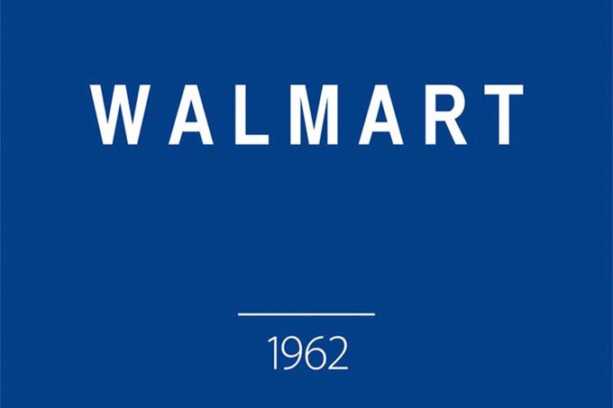 Walmart 1962 Logo on a dark blue background