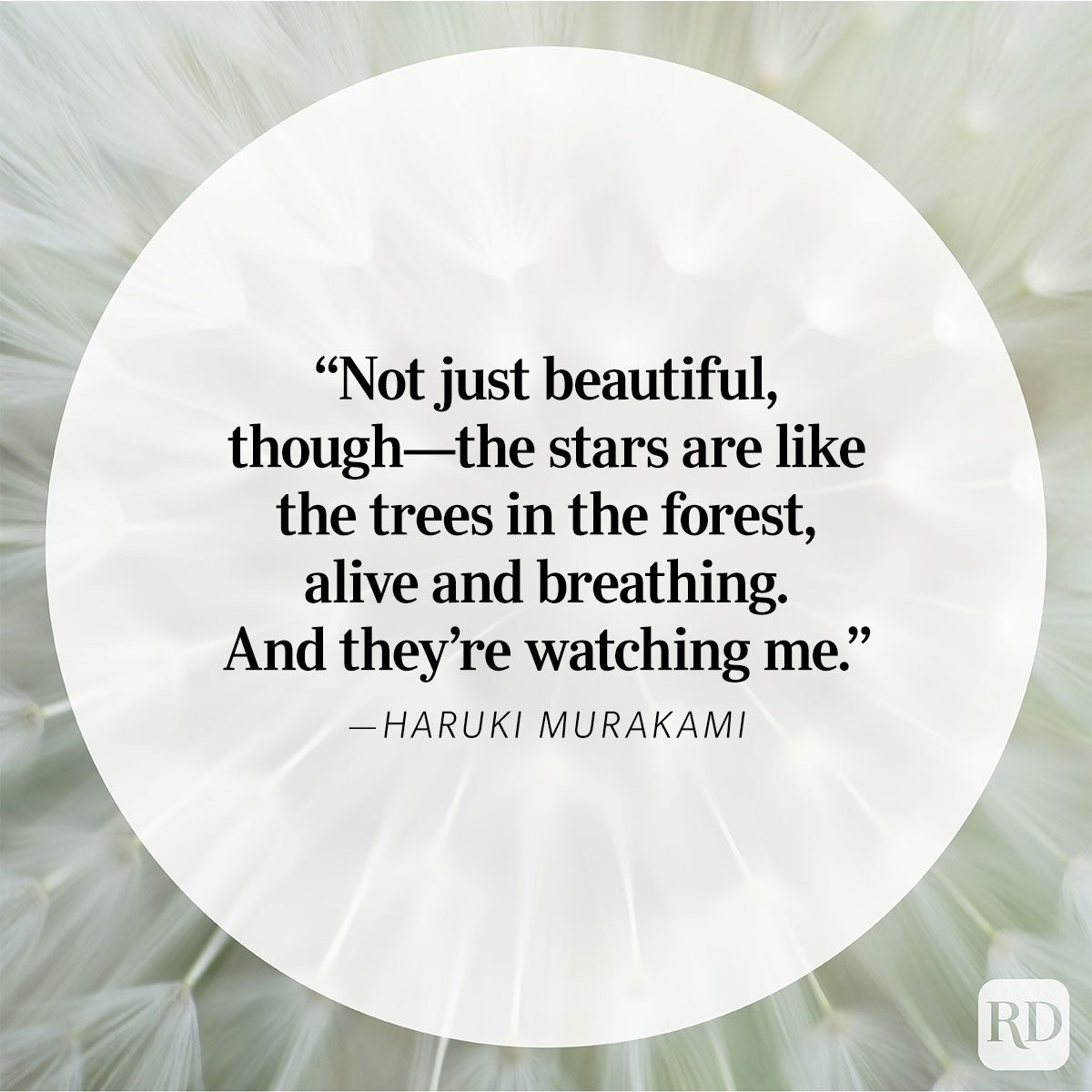 Nature Quote By Haruki Murakami