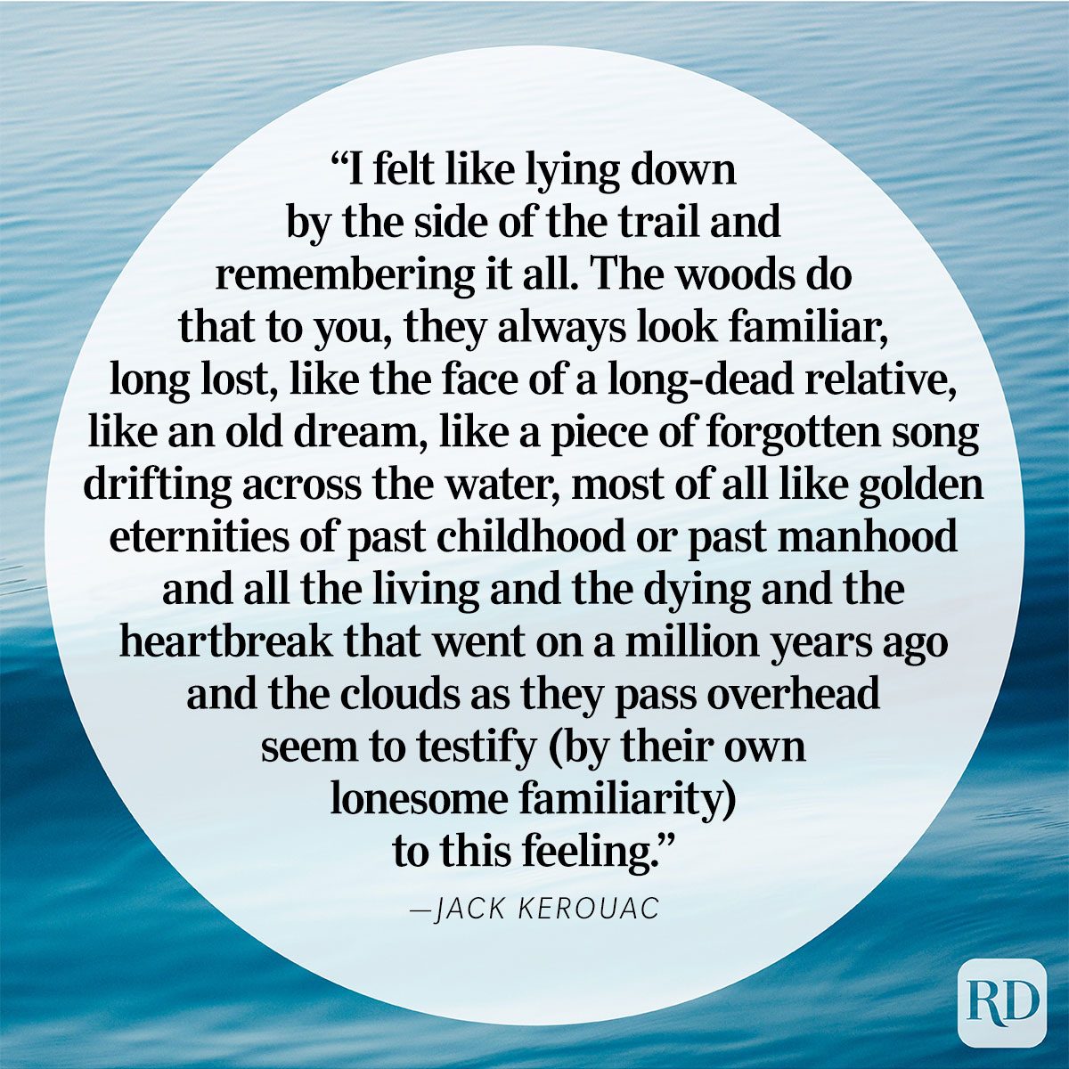 Nature Quote By Jack Kerouac