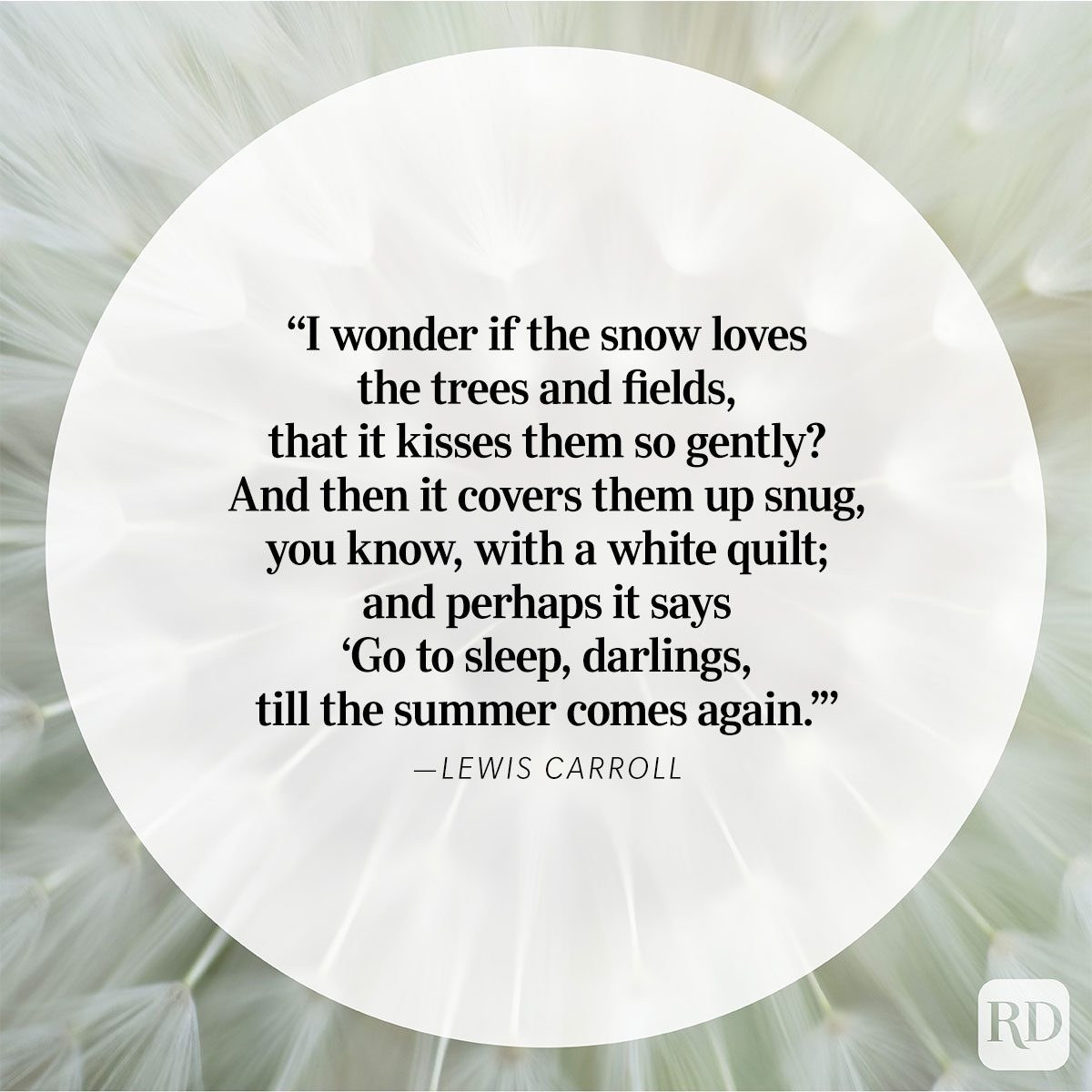 Nature Quote By Lewis Carroll