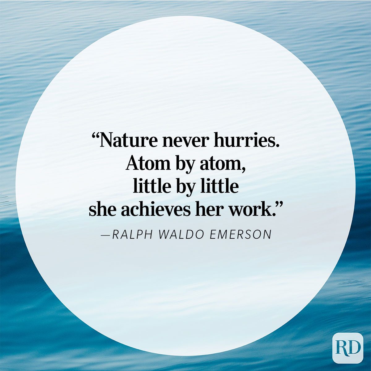 Nature Quotes By Ralph Waldo Emerson