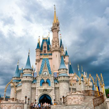 Cinderella Castle in Walt Disney World...